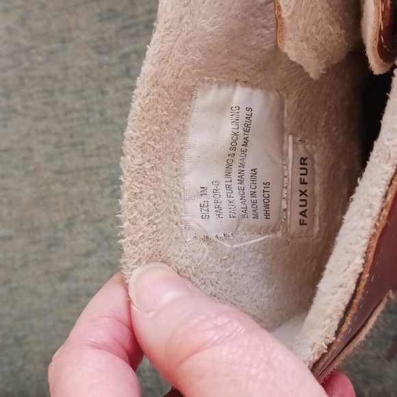 Espirit youth duck boots lace up ankle rubber faux fur brown tan size 1 M - Picture 7 of 10